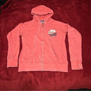 MV Sport Coral Pink Zip Hoodie